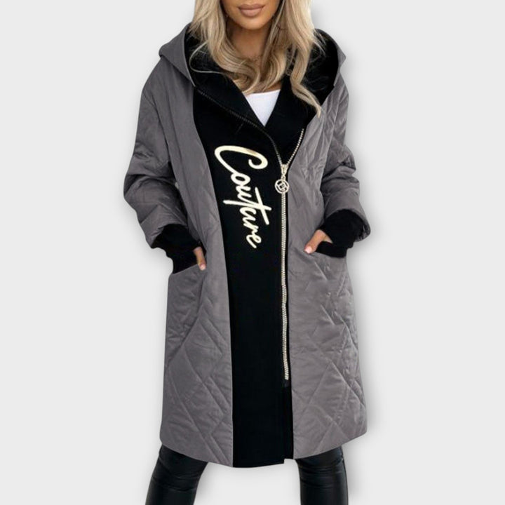 Reversible Quilted Hooded Coat
