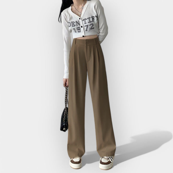 Wide Trousers in Korean Style
