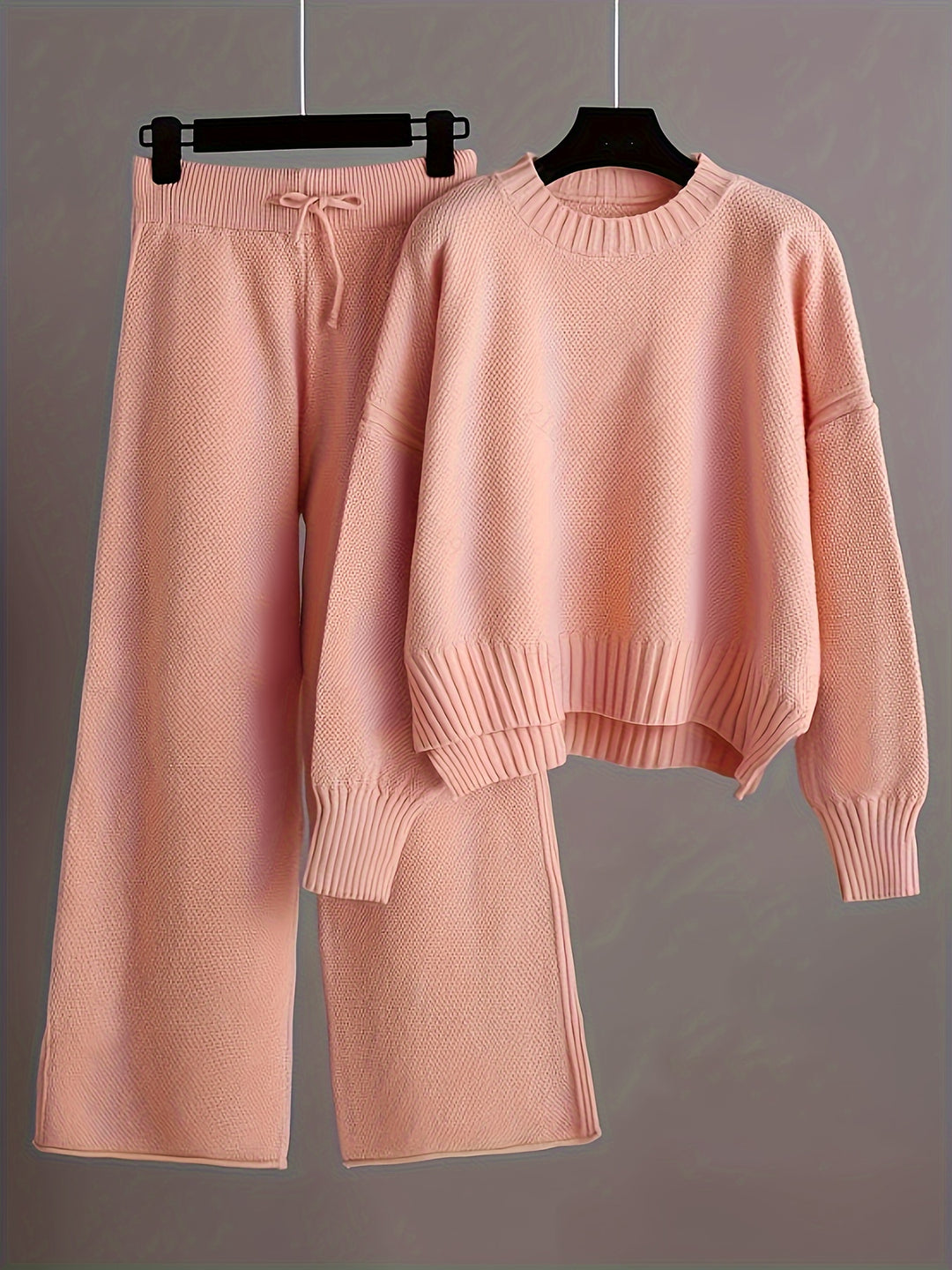 Amelia™ | Timeless Knit Sweater and Wide-Leg Pants