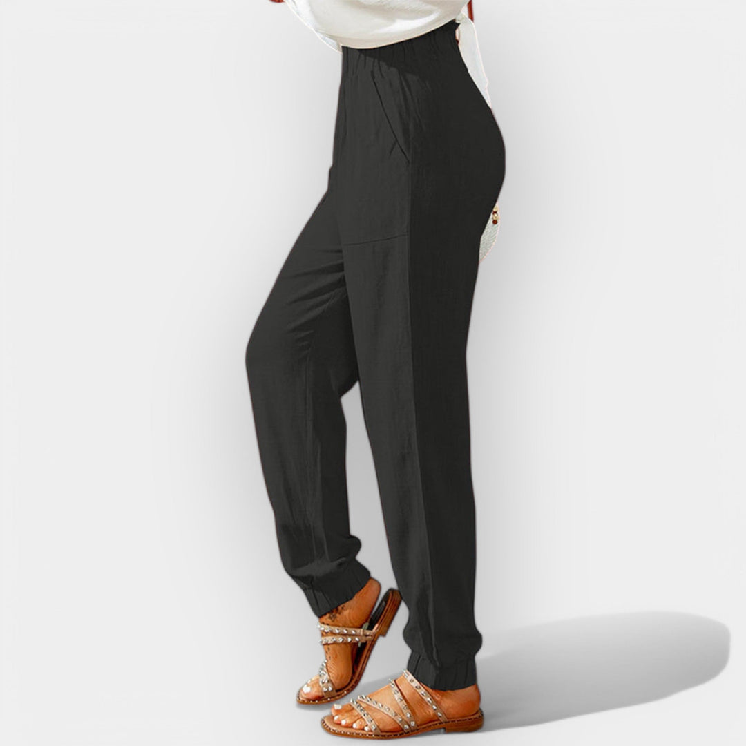High-Waisted Women's Trousers