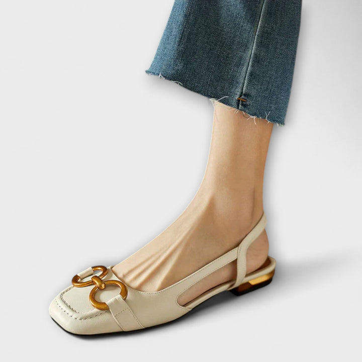 Sandal with Buckle Fastening