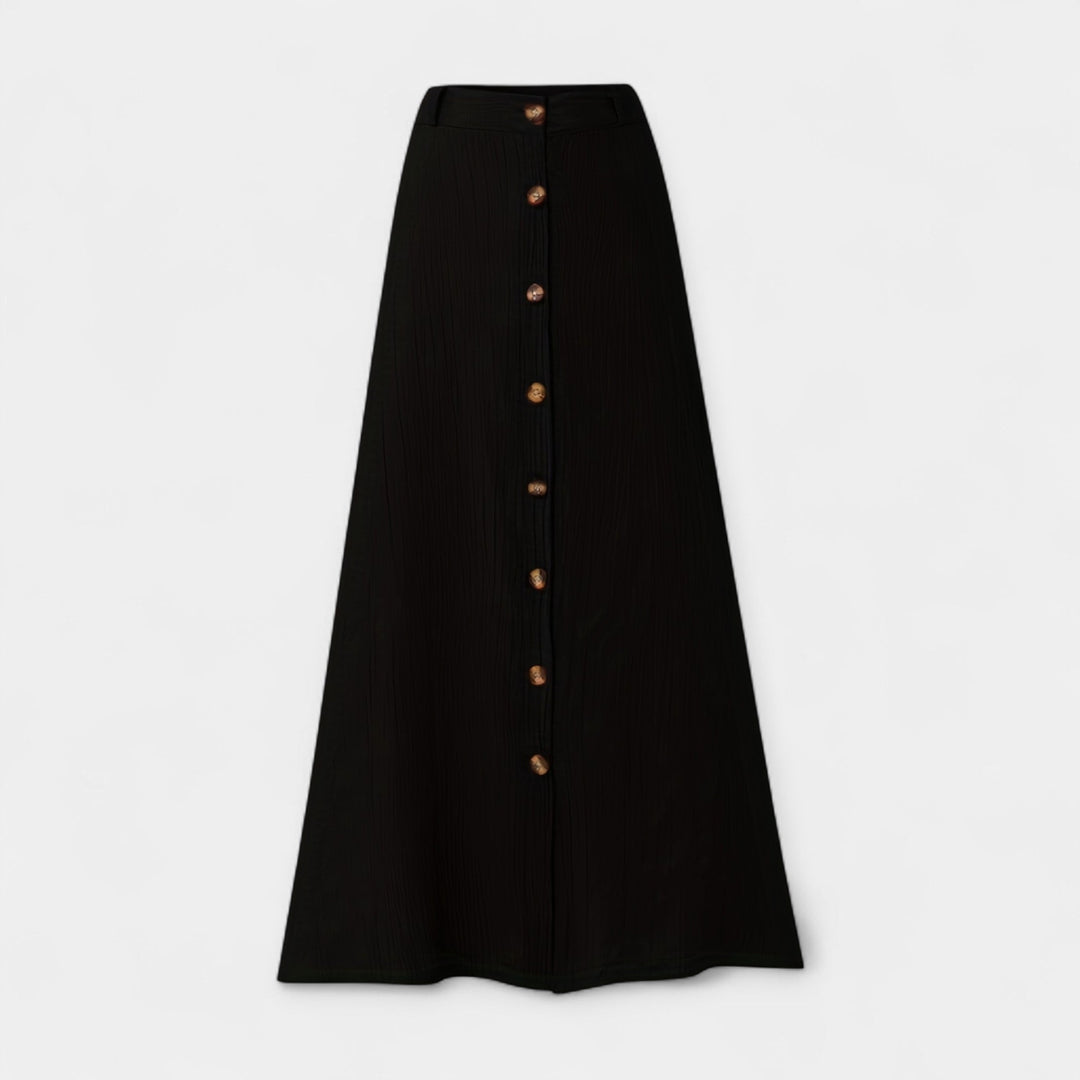 Sheer Midi Skirt with Split