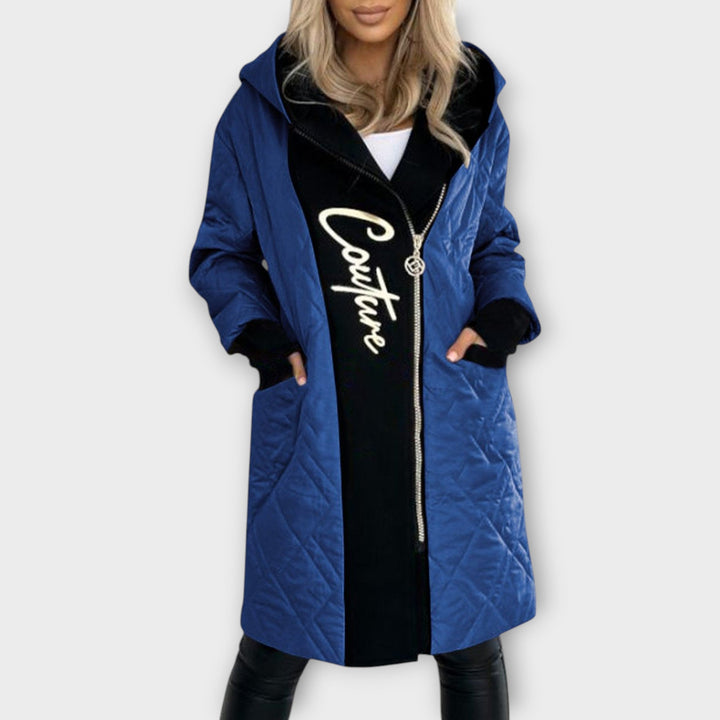 Reversible Quilted Hooded Coat