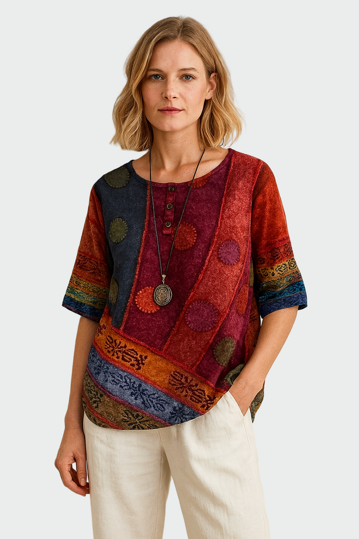 Soft T-shirt with Artistic Design