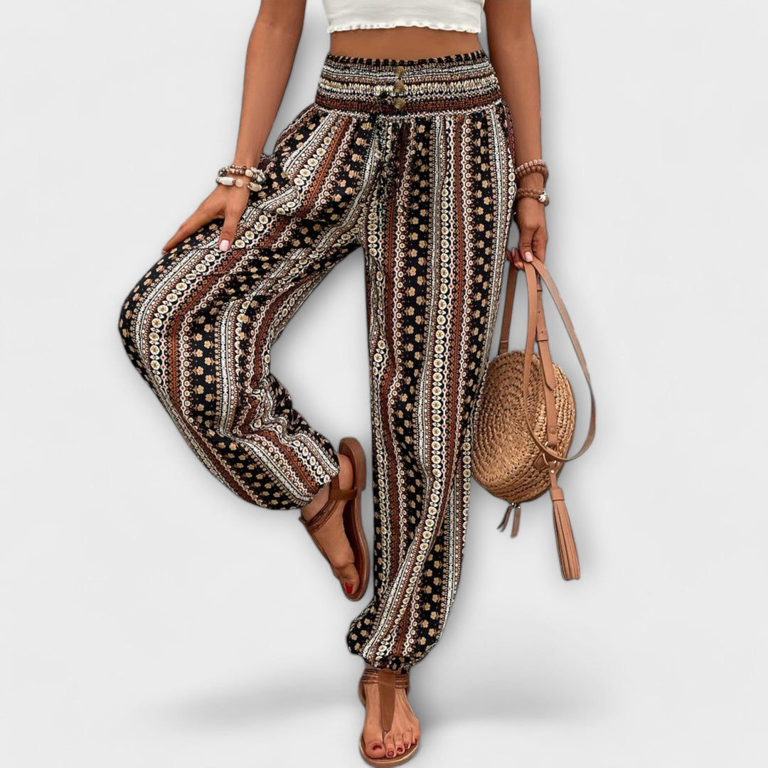 Trousers with Folkloric Design