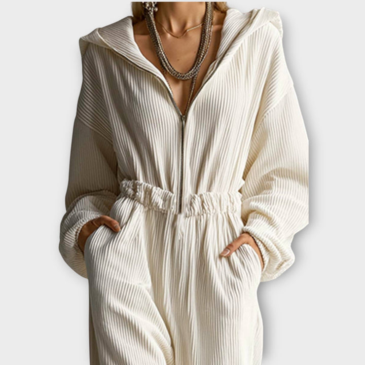 Effortless Pleated Wide-Leg Jumpsuit