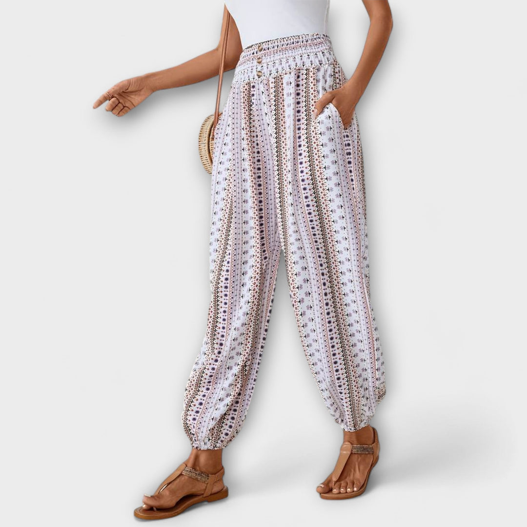 Trousers with Folkloric Design