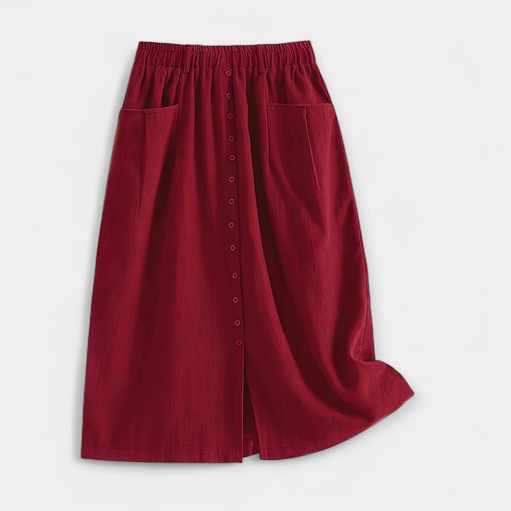 Midi Skirt with Vintage Style
