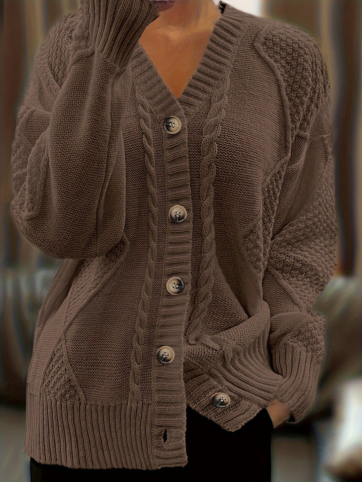 Anastasia | Cable Knitted Cardigan