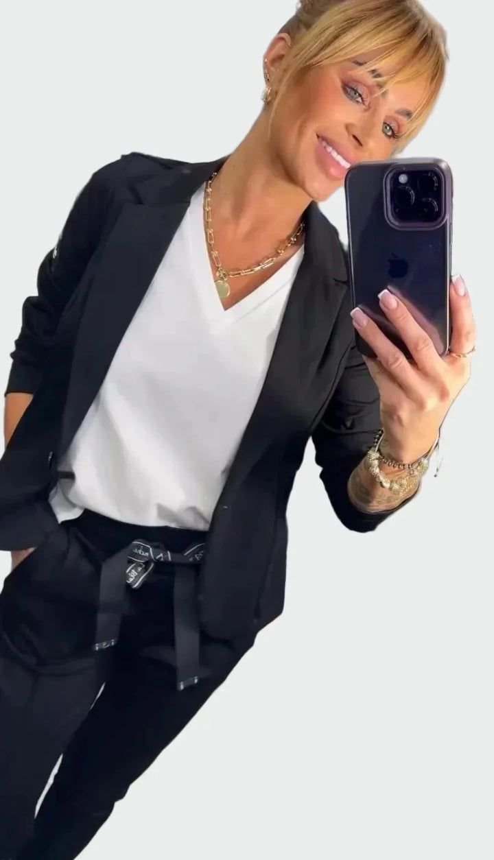 Effortless Elegance Two-Piece Suit Set