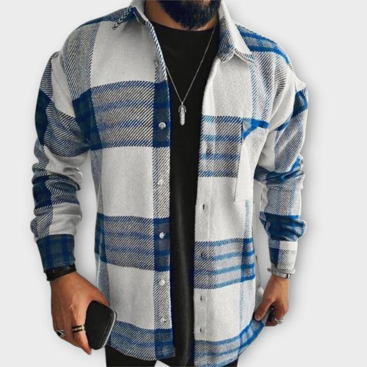 Men’s Classic Plaid Flannel Shirt for Everyday Wear