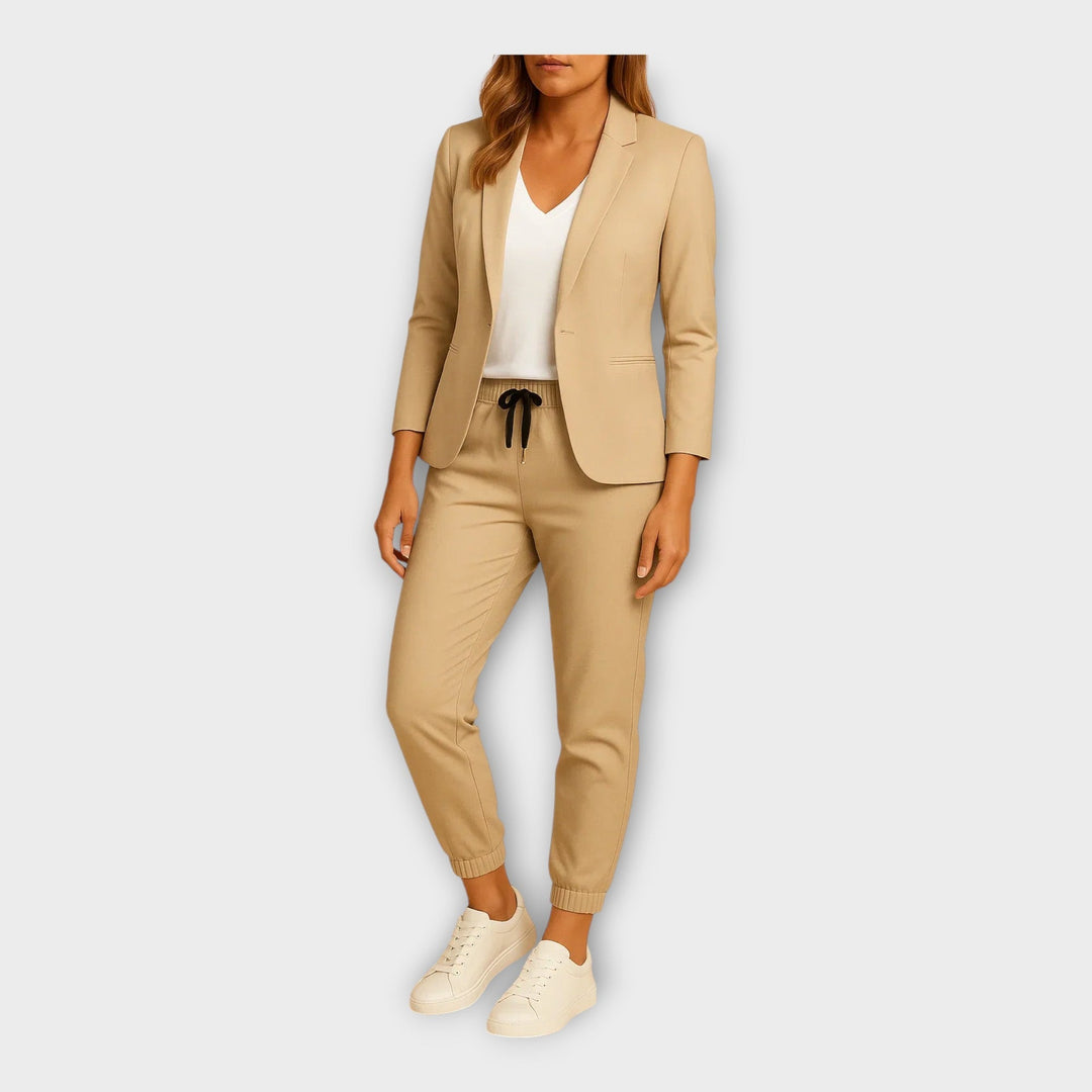 Women's Suit with Blazer and Jogger Trousers