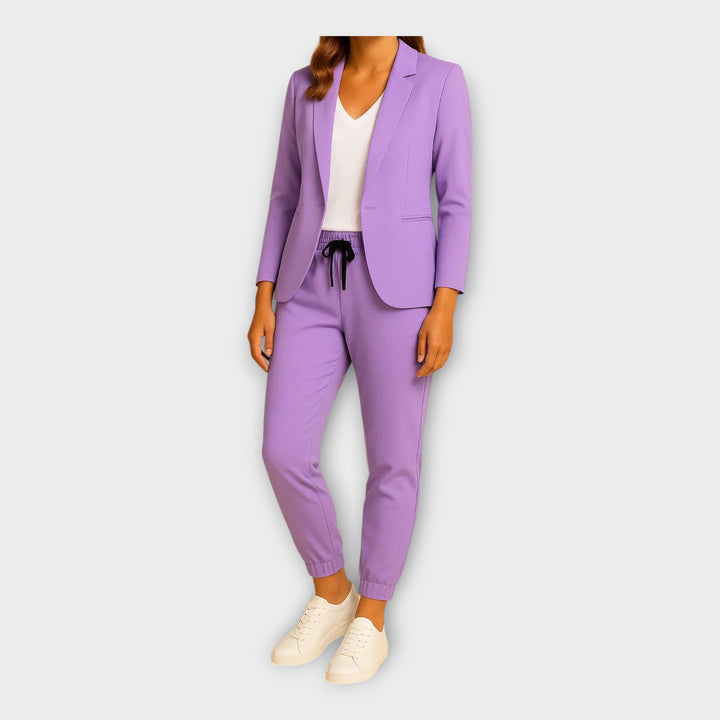 Women's Suit with Blazer and Jogger Trousers