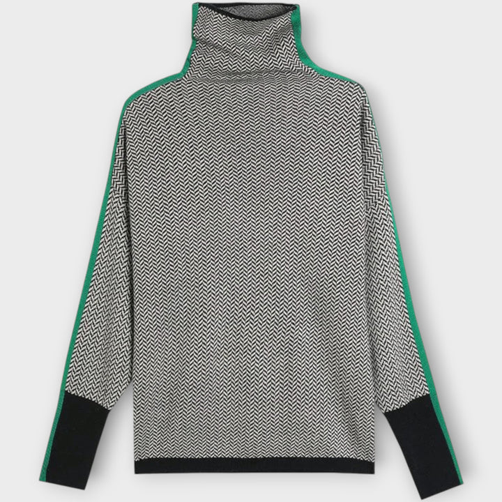 Women’s Cashmere Turtleneck Sweater – Long Sleeve Pullover