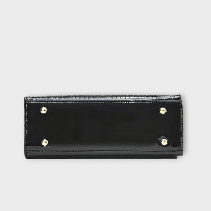 Shiny Handmade Croco Bag