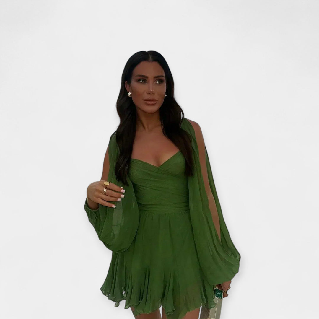 Romantic Short-Sleeved Dress for Every Occasion