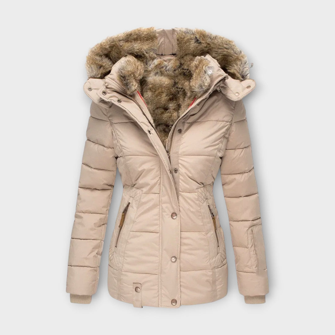 Emine - Comfortable Jacket with Fur