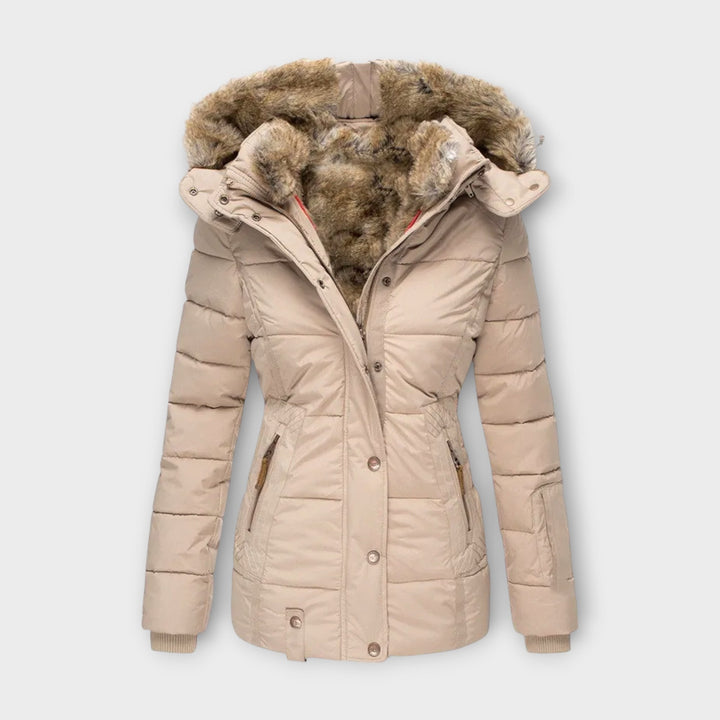Emine - Comfortable Jacket with Fur