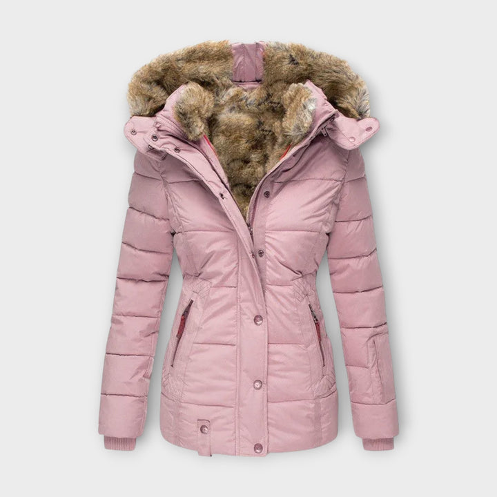 Emine - Comfortable Jacket with Fur