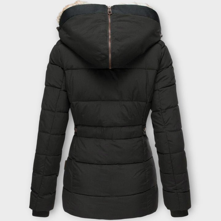 Luxury Winter Parka with Faux Fur Hood