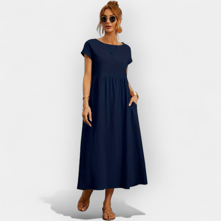 Light Cotton Dress with Pockets