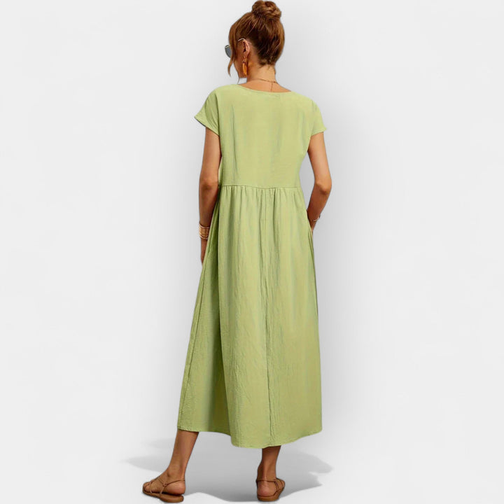 Light Cotton Dress with Pockets
