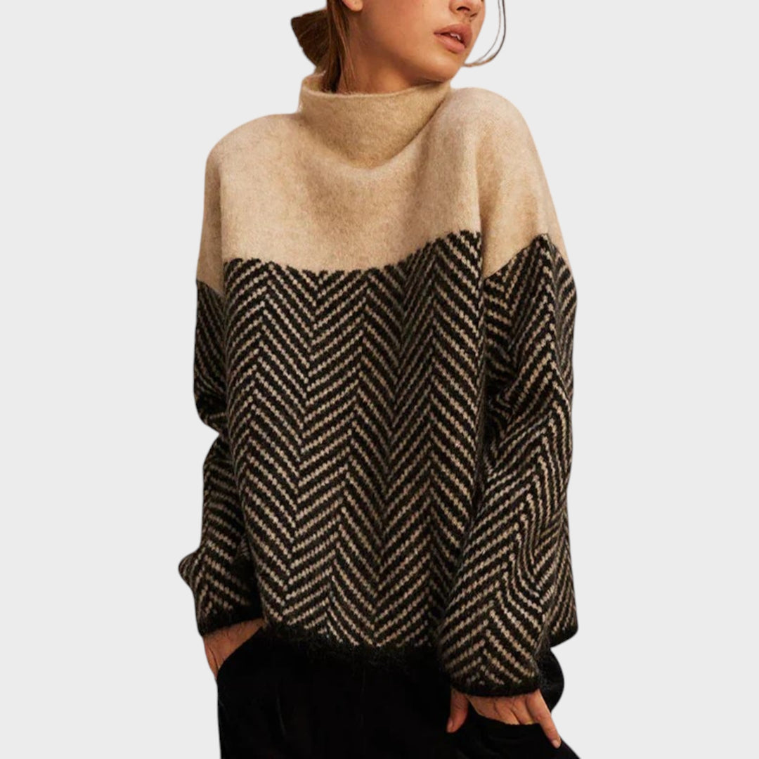 Zaria™ - Luxe Chevron Sweater