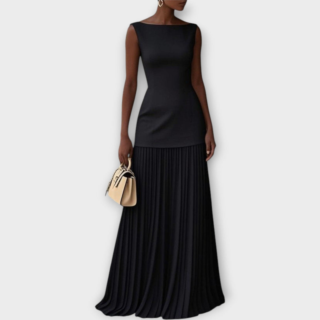 Serena Pleated Maxi Dress