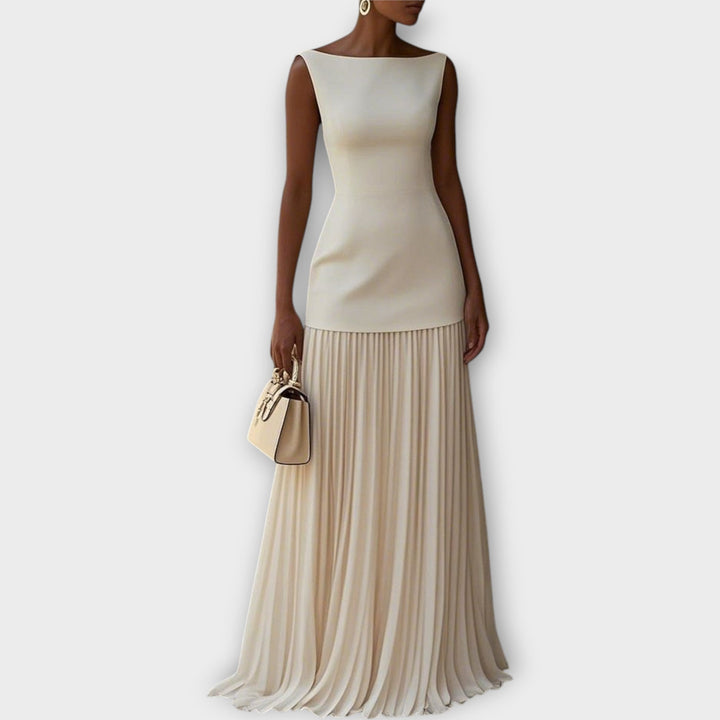 Serena Pleated Maxi Dress