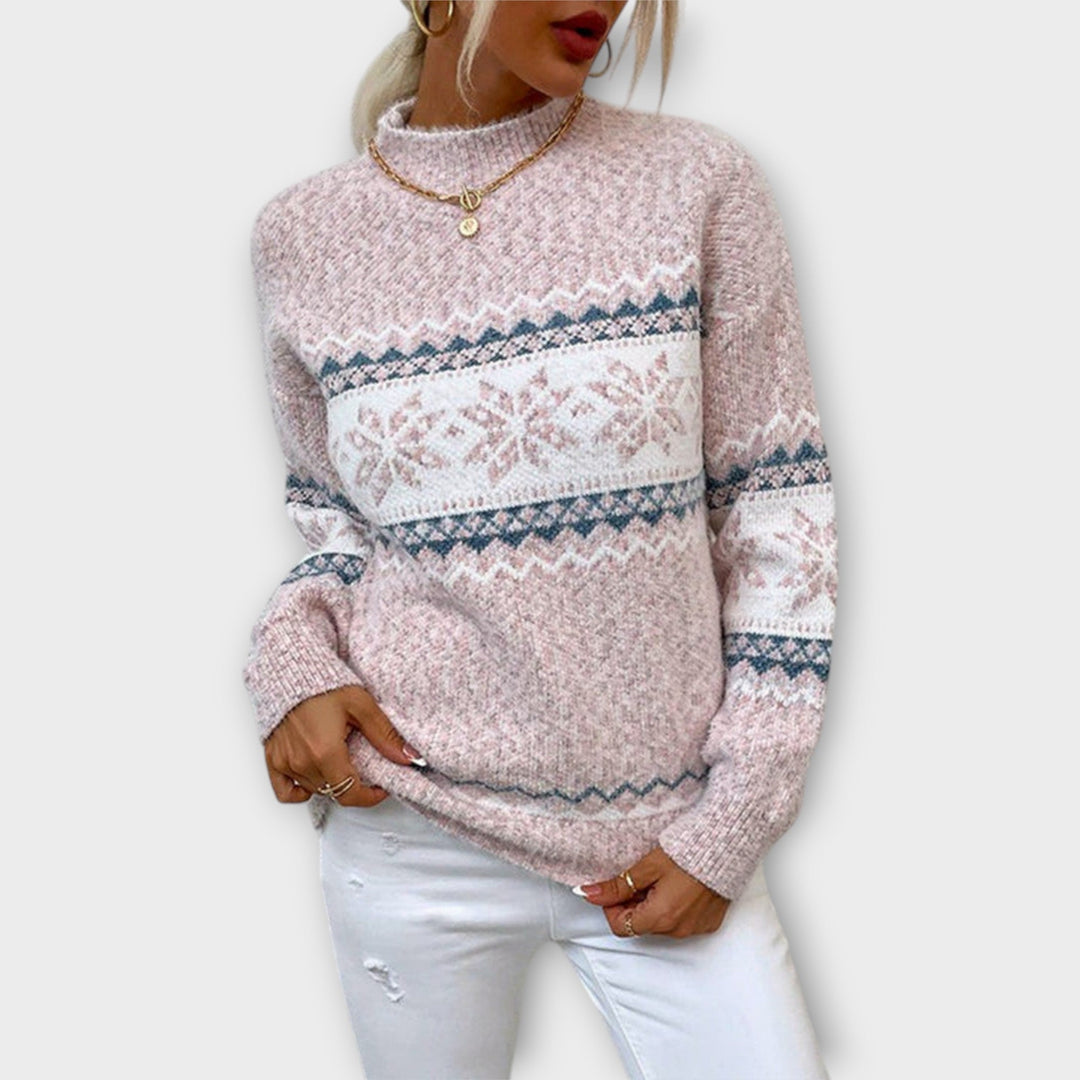 Knitted Sweater with Classic Design