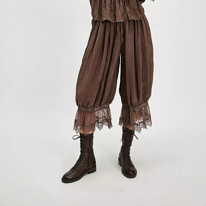 Boho Trousers with Lace