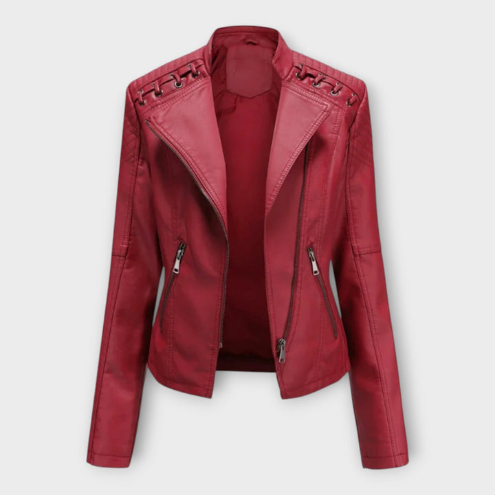 Modern Leather Jacket with Elegant Lines and Timeless Sophistication