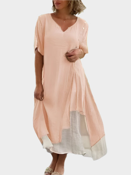 Classic Maxi Dress in a Solid Colour