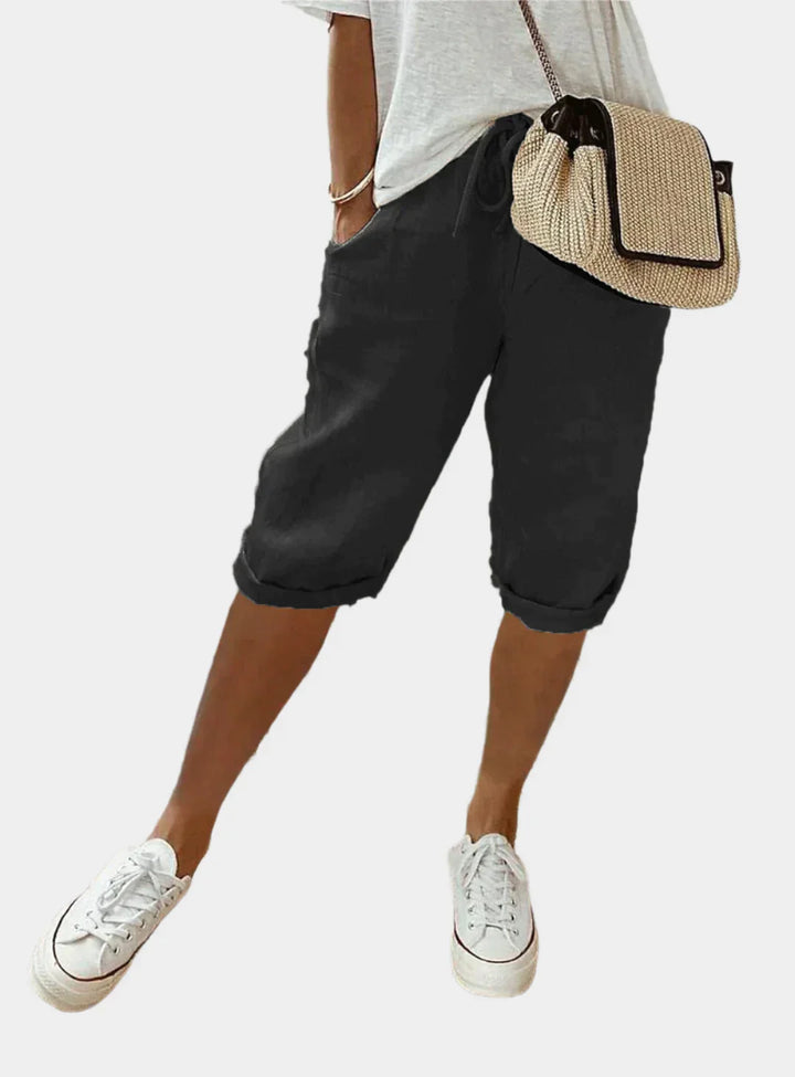 Elegant Women's Linen Trousers