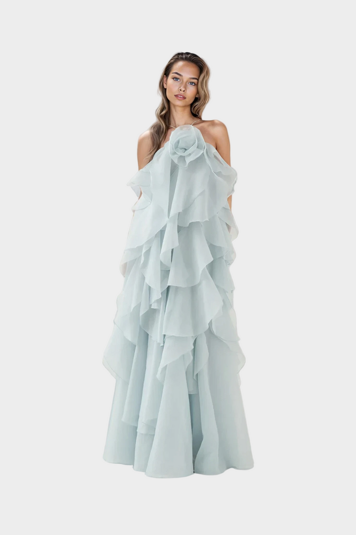 Maxi Dress with a Romantic Feel and Aristocratic Style