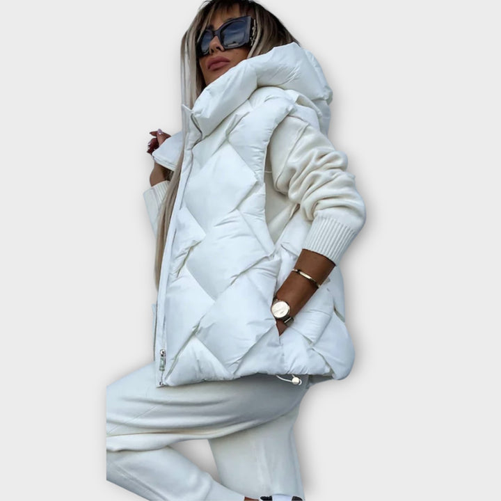 Cozy Padded High-Neck Vest
