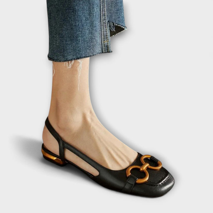 Sandal with Buckle Fastening