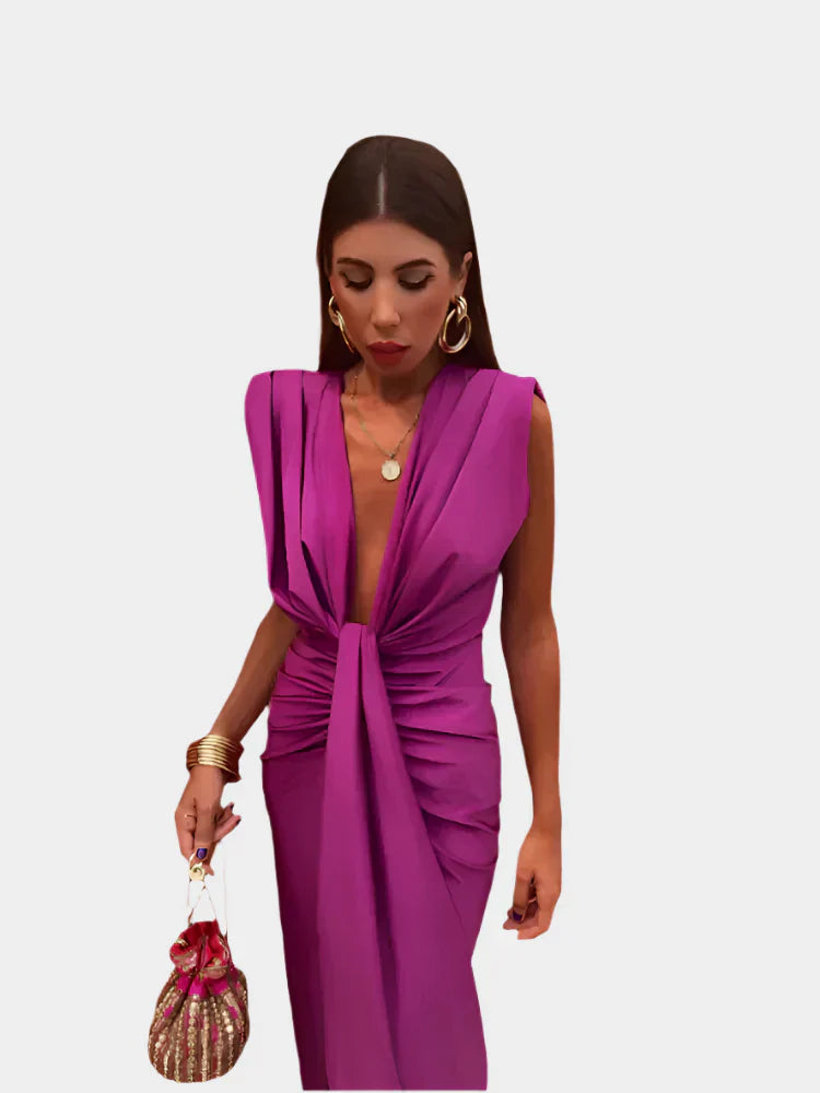 Sexy Dress with Spiral Design