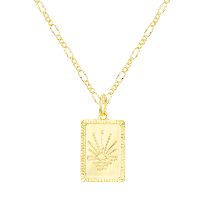 Sun Design Necklace
