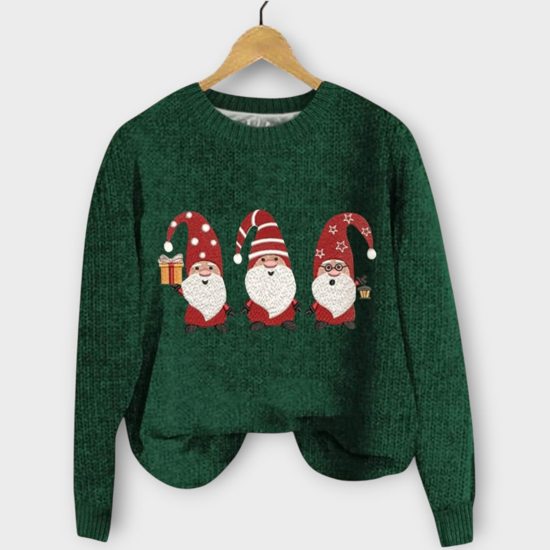 Christmas Sweater with Santa Design – Winter Knit