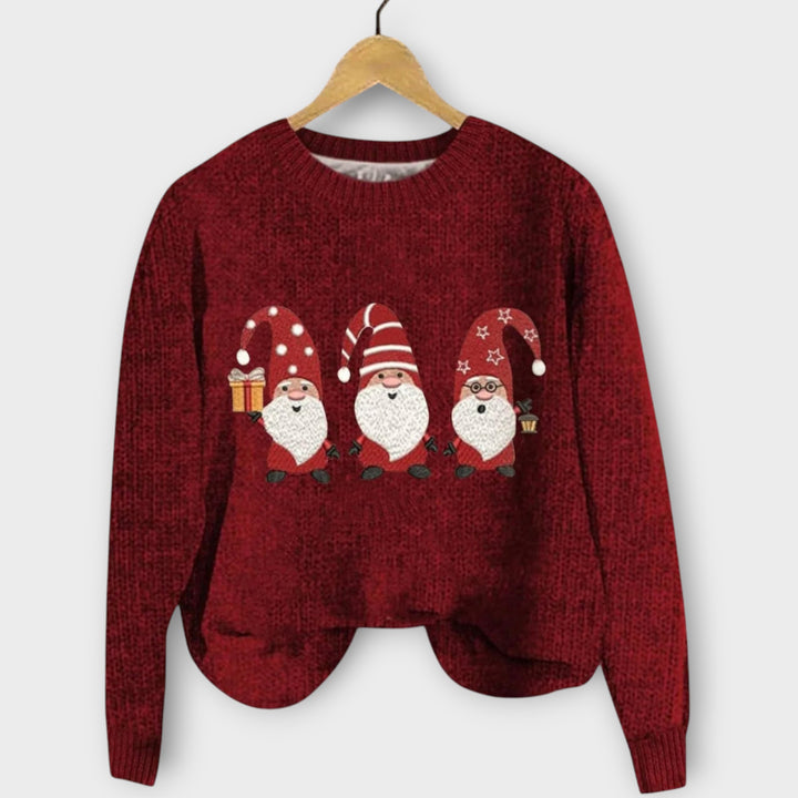 Christmas Sweater with Santa Design – Winter Knit
