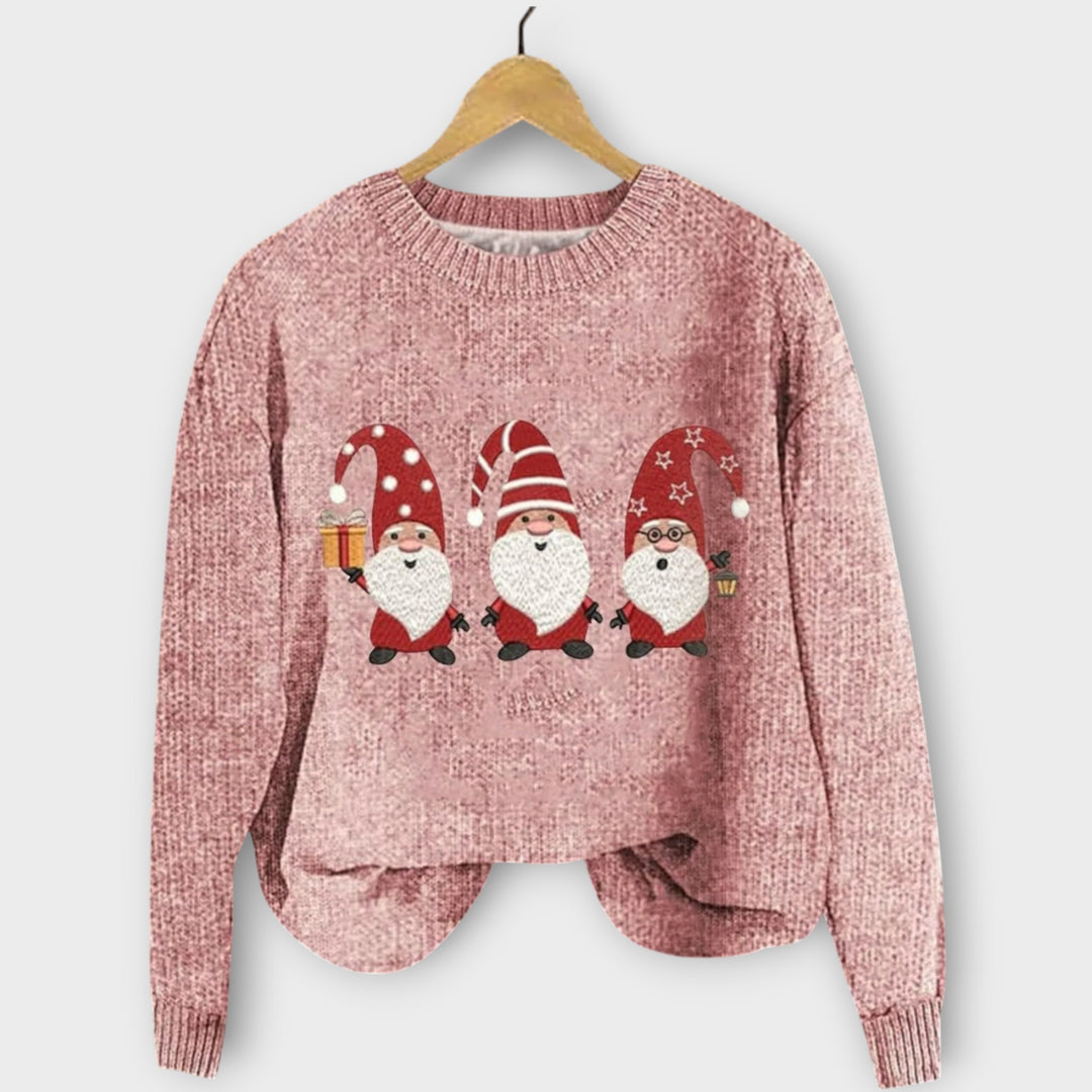 Christmas Sweater with Santa Design – Winter Knit