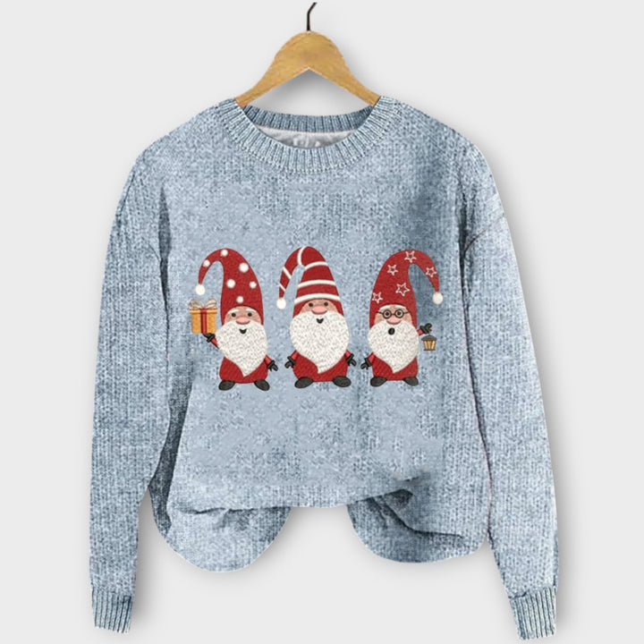 Christmas Sweater with Santa Design – Winter Knit