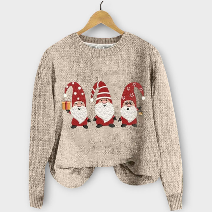 Christmas Sweater with Santa Design – Winter Knit