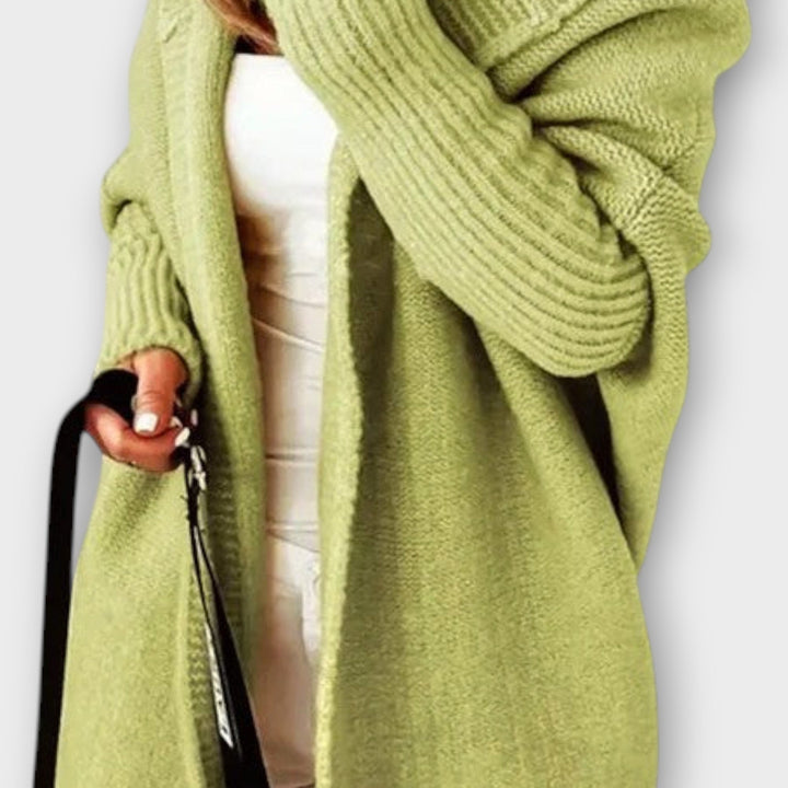 Cozy Cable-Knit Open Cardigan