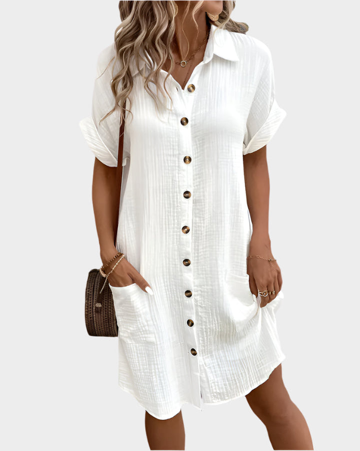 Women's Cotton and Linen Dress