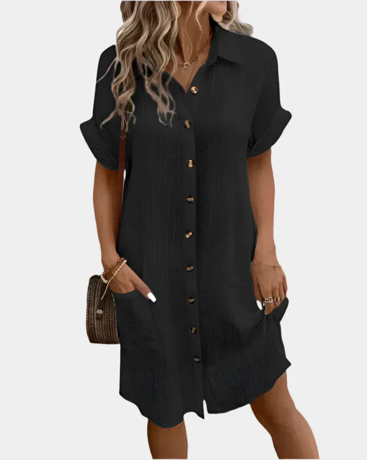 Women's Cotton and Linen Dress