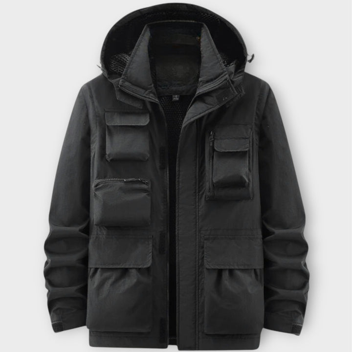 Winter Parka Jacket with Quilted Design – Regular Fit