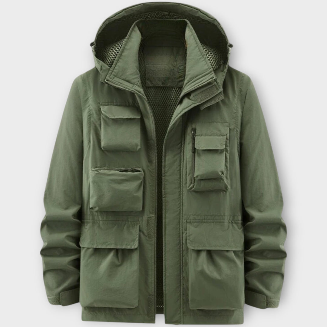 Winter Parka Jacket with Quilted Design – Regular Fit