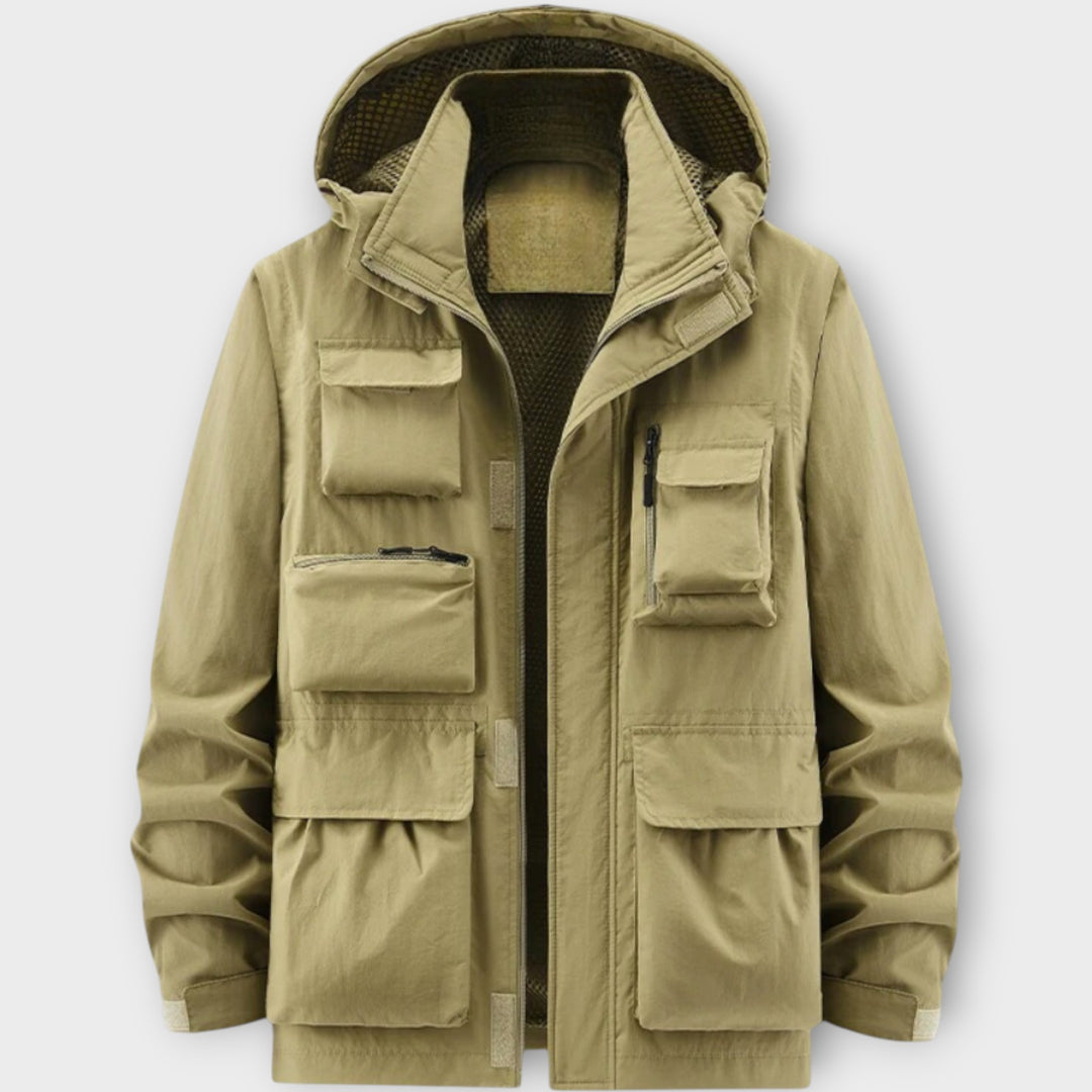 Winter Parka Jacket with Quilted Design – Regular Fit